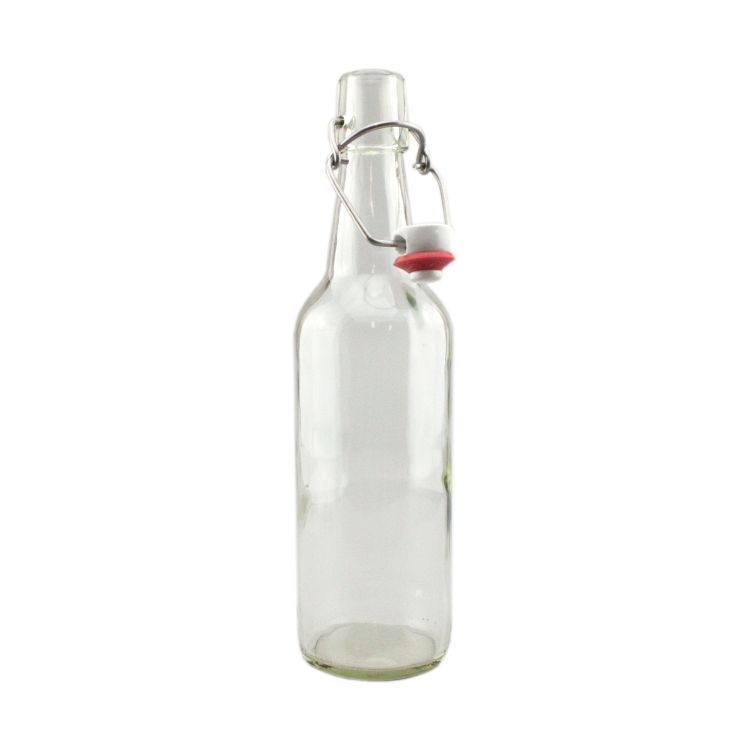 (image for) Clear Glass XL Bottles Swing Top